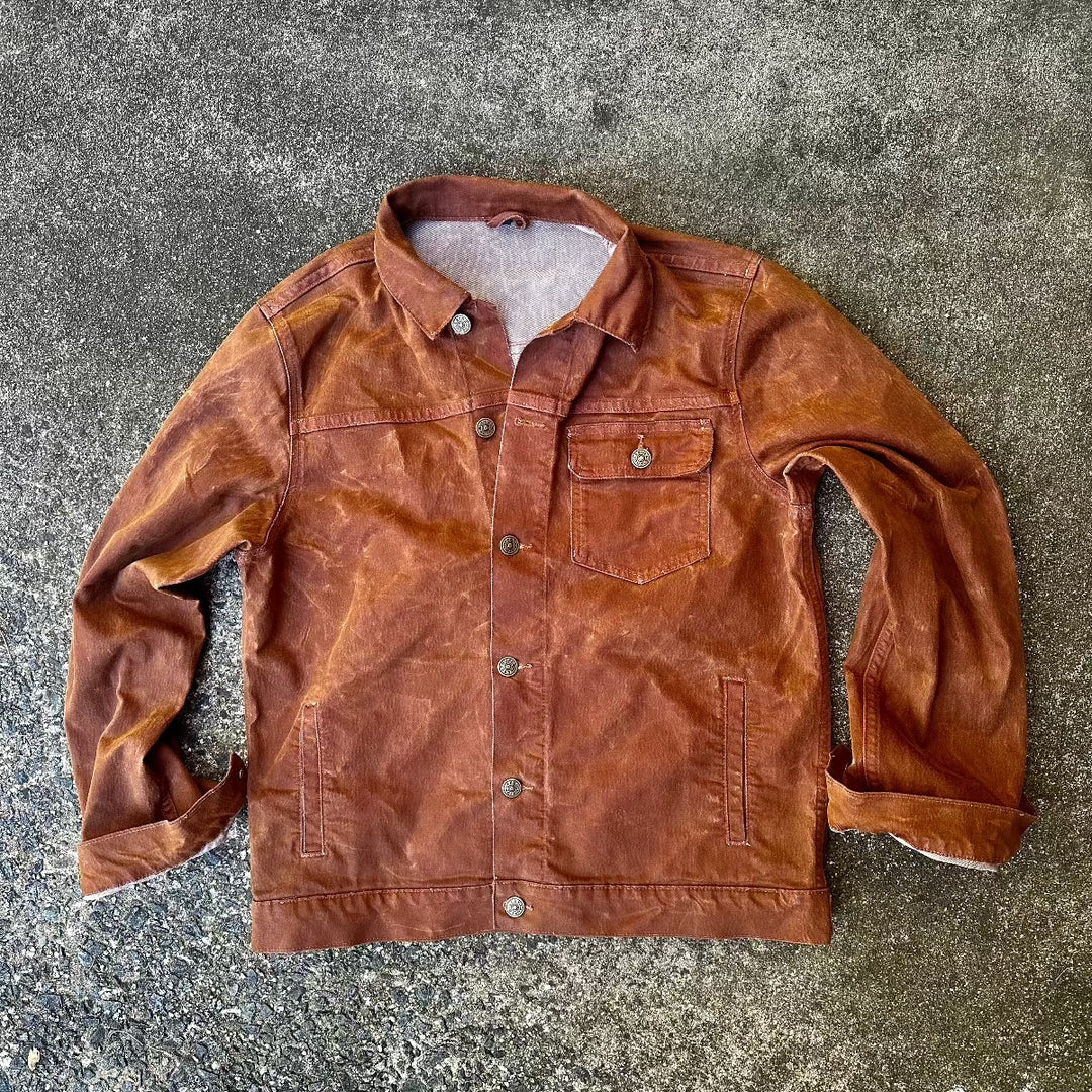 Custom Waxed Tin-Cloth Overland Jacket