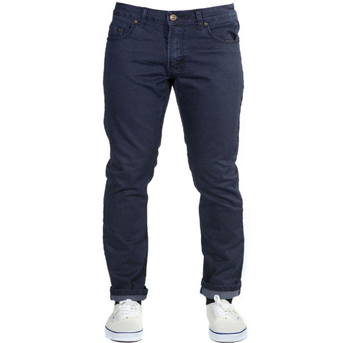 Front View of Midnight Blue Bulletprufe Denim - Adventure Fit - 6th Gen. Expertly crafted to be super durable and incredibly comfortable.