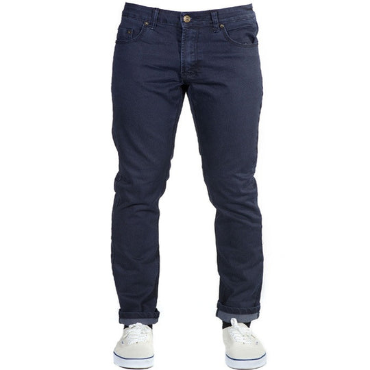 Front View of Midnight Blue Bulletprufe Denim - Adventure Fit - 6th Gen. Expertly crafted to be super durable and incredibly comfortable.
