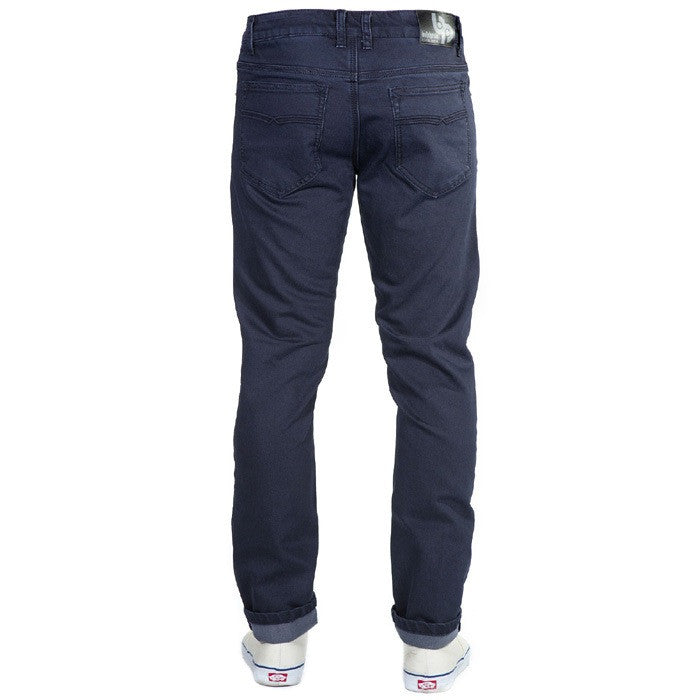 Back View of Midnight Blue Denim - Slim Fit - 6th Gen, designed with a slim, not skinny, tapered fit that strikes the perfect balance between durability, style, and comfort.