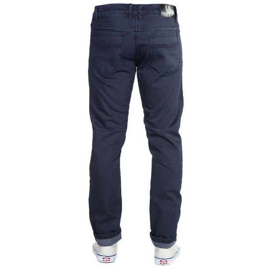 Back View of Midnight Blue Denim - Slim Fit - 6th Gen, designed with a slim, not skinny, tapered fit that strikes the perfect balance between durability, style, and comfort.
