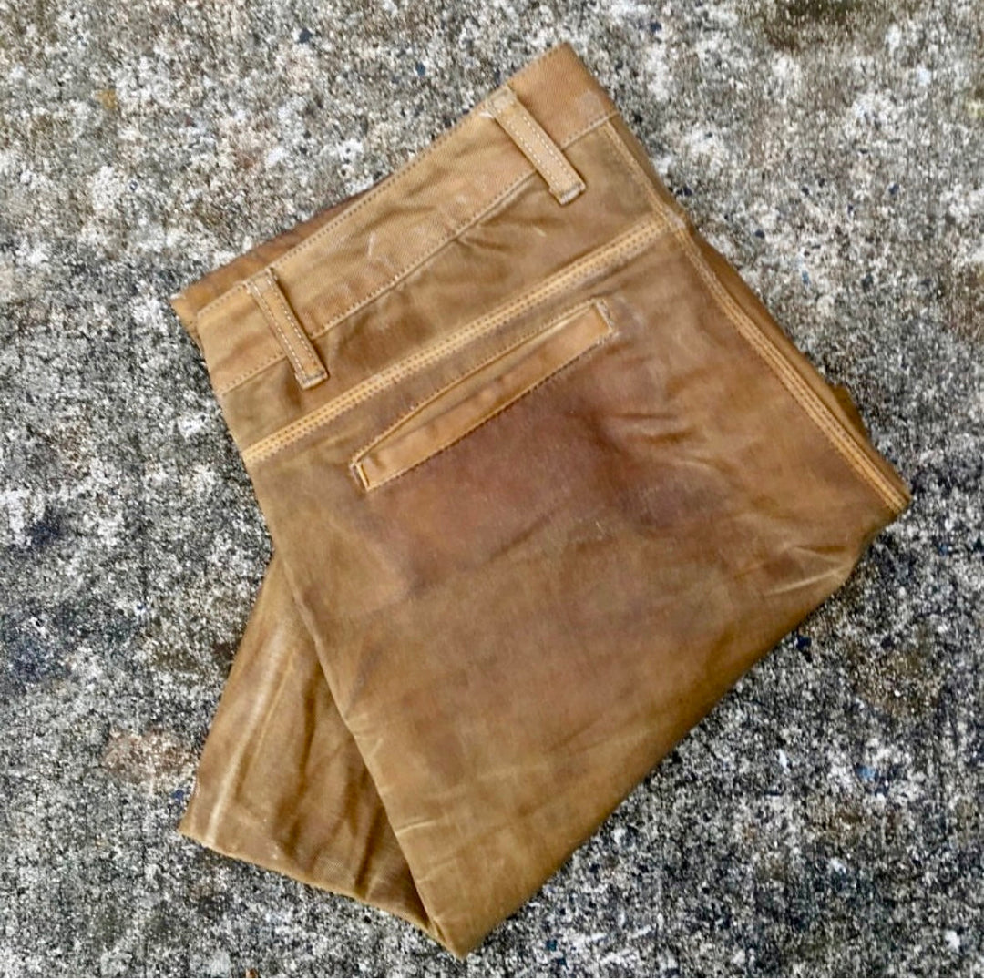 Spring Cleaning Warehouse Sale! OIL-WAXED Pants Waist Sizes 28 to 33