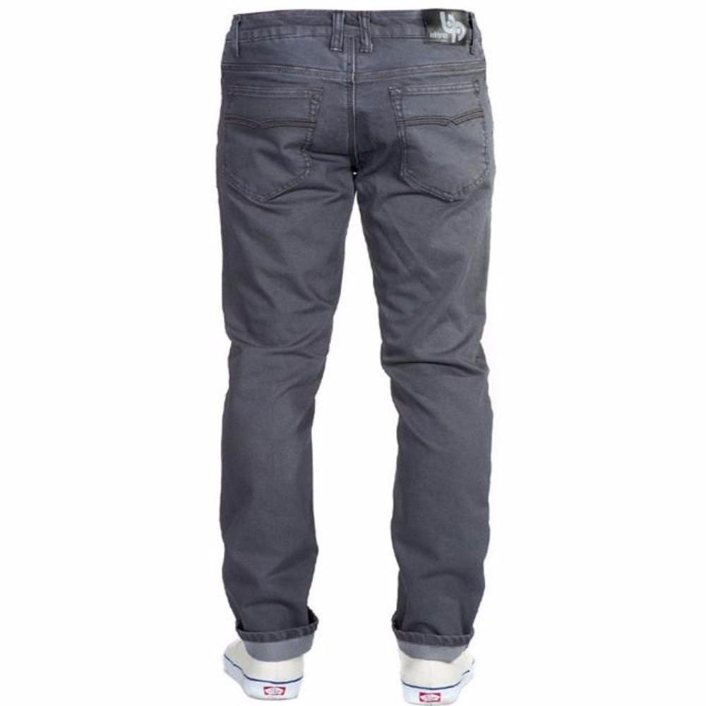 Back view of Slate Gray Denim - Adventure Fit - 6th Gen Bulletprufe Jeans, Organic cotton, super rugged ballistic nylon, PET (recycled water bottles), and Freedom of Movement elastane. 