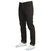 Perspective View of Blackout Denim - Slim Fit - 4th Gen Bulletprufe Jeans. Designed for Style and Comfort. 