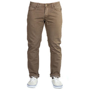 A front view of Tobacco Brown Denim - Adventure Fit - 4th Gen Bulletprufe Jeans, seamlessly blend industry-leading durability, comfort, and style.